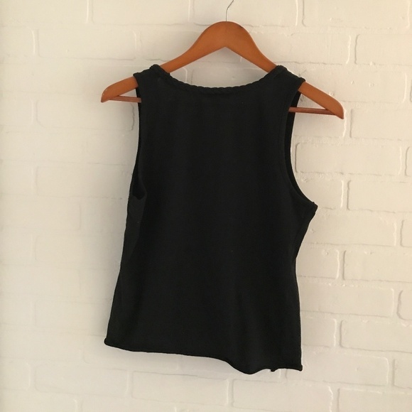 Axara Women’s Tank top Grungy Y2k Black embellished Art-Wear Artsy Sz M - Picture 8 of 8